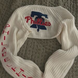 Philadelphia Phillies Knit cropped cardigan